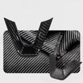 TESERT Dry Carbon Fiber Steering Wheel V-Cover for Model 3 Highland & Y Juniper