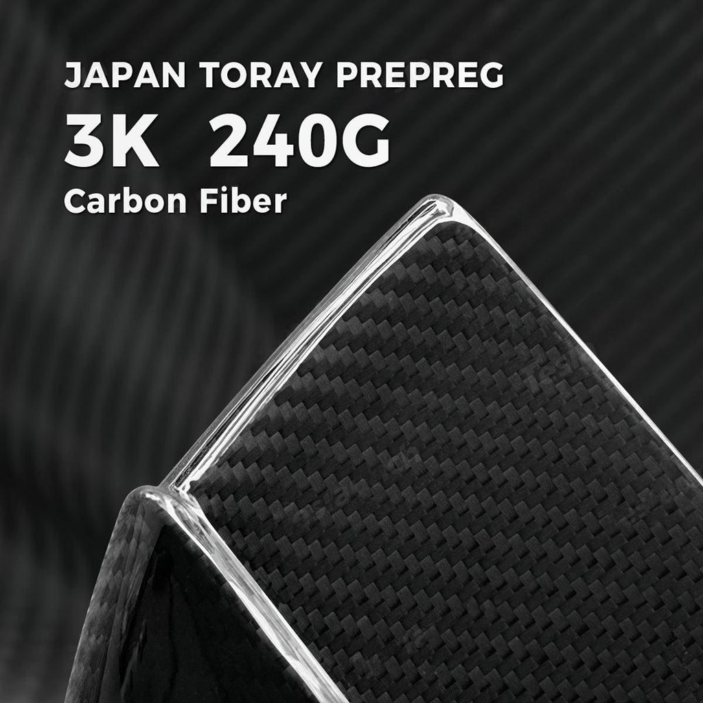 Carbon Fiber Mirror Covers for Model 3 / Y | Juniper Style | 3 Finishes | 3M Adhesive
